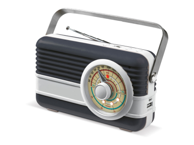 Powerbank 6.000mAh & retro speaker 3W